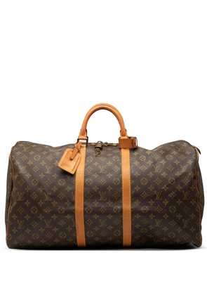 Louis Vuitton Pre-Owned 1988 Monogram Keepall 55 travel bag - Brown
