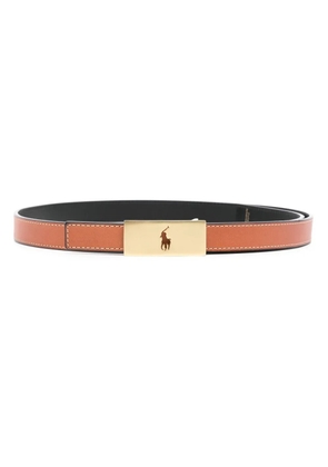 Polo Ralph Lauren Polo ID leather belt - Brown