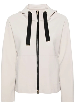 Herno zip-up hooded jacket - Grey