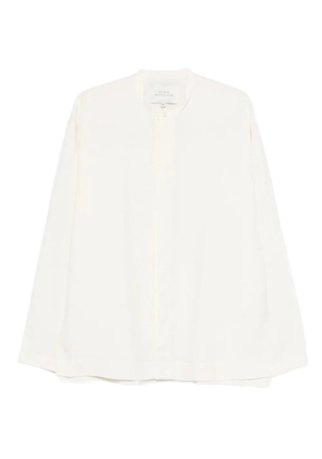 Studio Nicholson collarless shirt - Neutrals