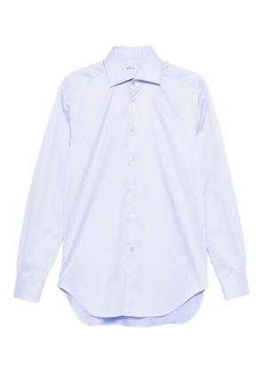 Kiton long-sleeve button-down shirt - Blue