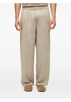 Osklen elasticated linen trousers - Neutrals