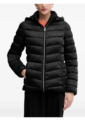 Geox hooded-neck padded jacket - Black