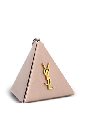 Saint Laurent Pre-Owned Pyramid Box Bag Leather Small clutch bag - Gold