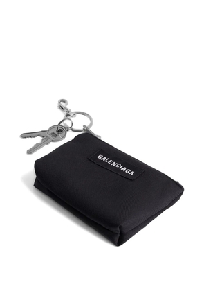 Balenciaga zipped pouch charm - Black