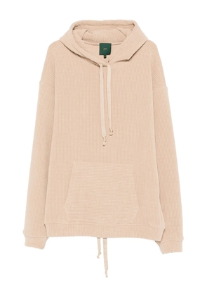 Jejia ribbed hooded sweater - Neutrals