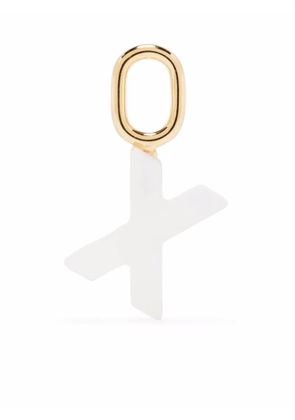 Maria Black Lucid Letter X charm - White