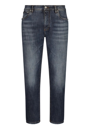 Dolce & Gabbana washed tapered jeans - Grey