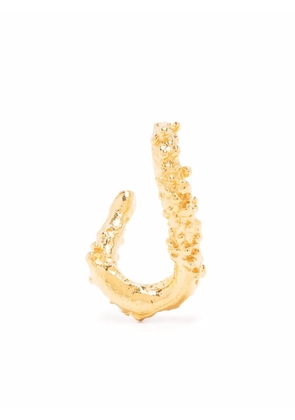Alighieri The Rocky Terrain hoop single earring - Gold