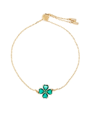 Swarovski Idyllia clover-charm bracelet - Green