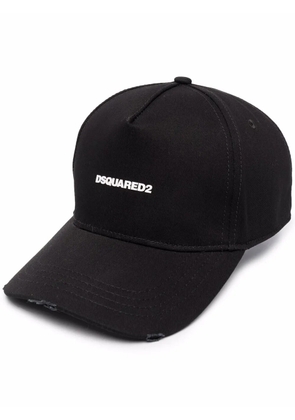 DSQUARED2 embroidered logo cap - Black
