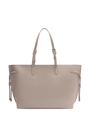 Furla large Ava leather tote bag - Neutrals