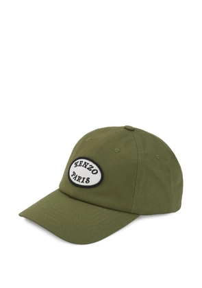 Kenzo logo-patch baseball cap - Green