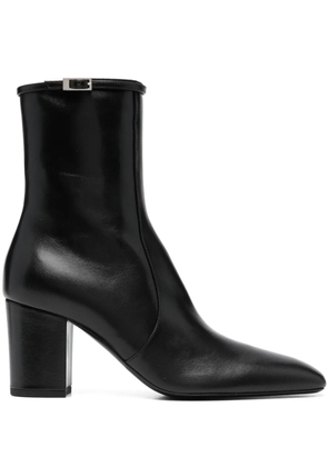 Saint Laurent Joelle 70mm leather boots - Black