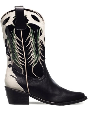Johanna Ortiz Allure embroidered boots - Black