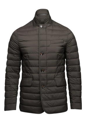 Moorer buttoned padded jacket - Brown