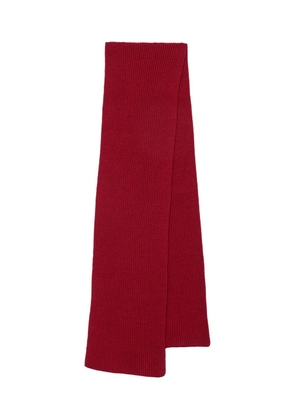 ISABEL MARANT ribbed-texture scarf - Red