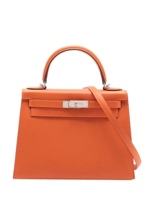 Hermès Pre-Owned 2019 Epsom Kelly II Sellier 28 satchel - Orange