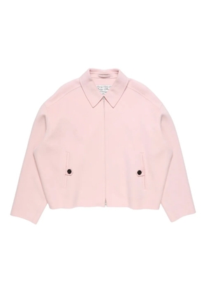 Acne Studios zip-up shirt jacket - Pink