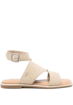 UGG Delray R 2.400 ankle-strap suede sandals - Neutrals