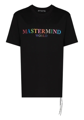 Mastermind World multicolour logo short-sleeve T-shirt - Black