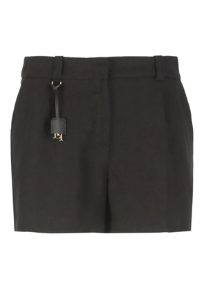 Elisabetta Franchi pleated shorts - Black