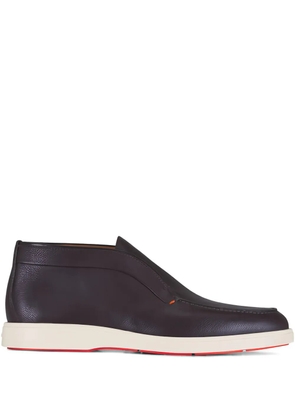 Santoni slip-on leather boots - Brown