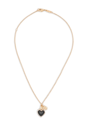 Dolce & Gabbana crystals heart-charm necklace - Gold