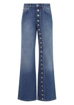 Jean Paul Gaultier button-detail jeans - Blue