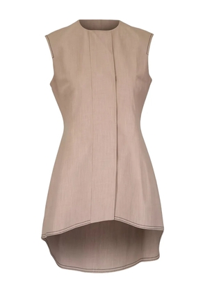 KZ_K STUDIO Macba panelled gilet - Neutrals