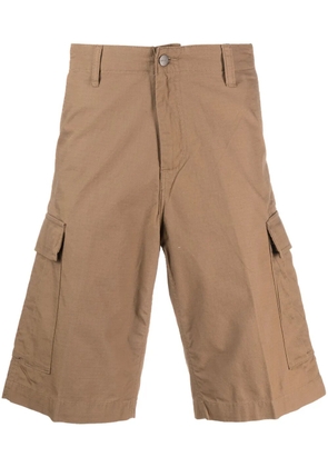 Carhartt WIP logo-patch cargo shorts - Neutrals
