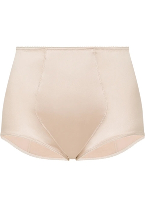 Dolce & Gabbana high-waisted satin briefs - Neutrals