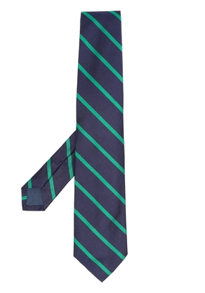 Polo Ralph Lauren diagonal stripe silk tie - Blue