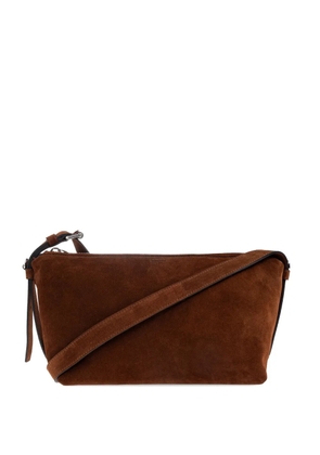 Moschino suede shoulder bag - Brown