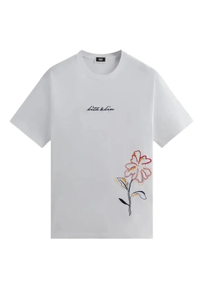 KITH embroidered-flower T-shirt - White