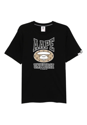 AAPE BY *A BATHING APE® printed T-shirt - Black