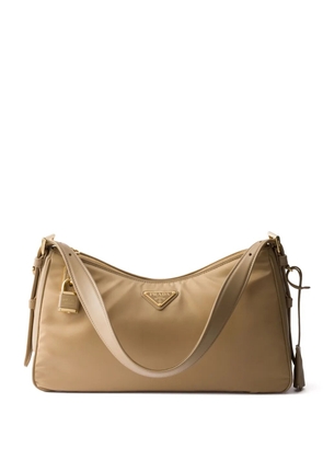 Prada large Aimée shoulder bag - Brown