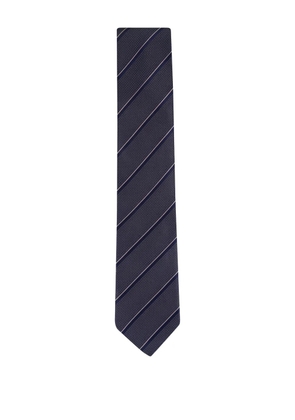 Canali striped tie - Grey