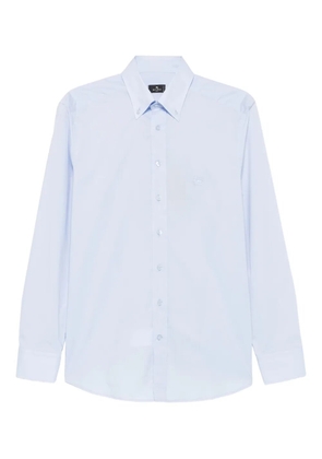 ETRO button-down embroidered shirt - Blue
