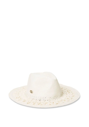 TWINSET crochet-detail sun hat - White