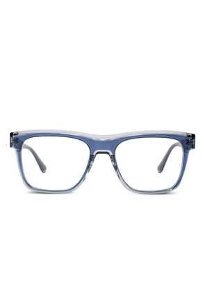 Xavier Garcia Design Gances rectangle glasses - Blue