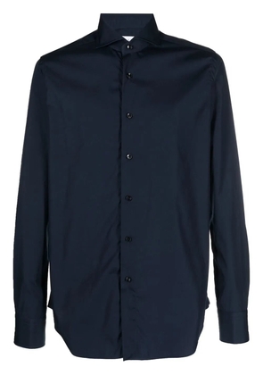 Xacus wrinkle-free tailored travel shirt - Blue