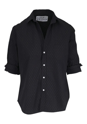 Frank & Eileen Eileen pinstripe top - Black