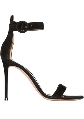 Gianvito Rossi Ankle Strap 'Portofino' Sandals - Black