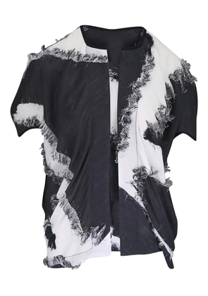 Zero + Maria Cornejo Koya Shrug short-sleeves jacket - Black