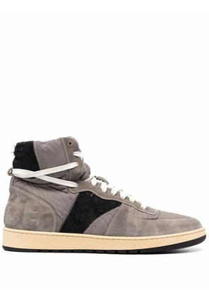 RHUDE BBall high-top sneakers - Grey