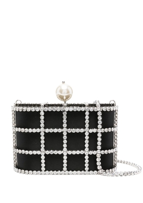 Rosantica mini Holli crystal-embellished shoulder bag - Black