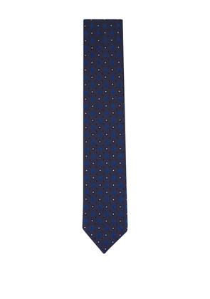 Eton floral-pattern tie - Blue