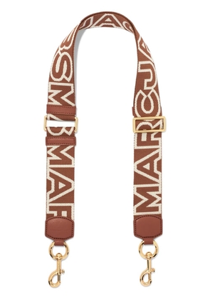 Marc Jacobs The Outline Logo Webbing strap - Brown
