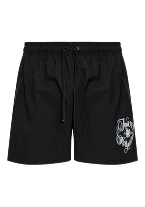 AMIRI printed drawstring swim shorts - Black